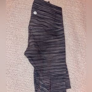 lululemon Double Lined Gray Aligns 7/8 length
